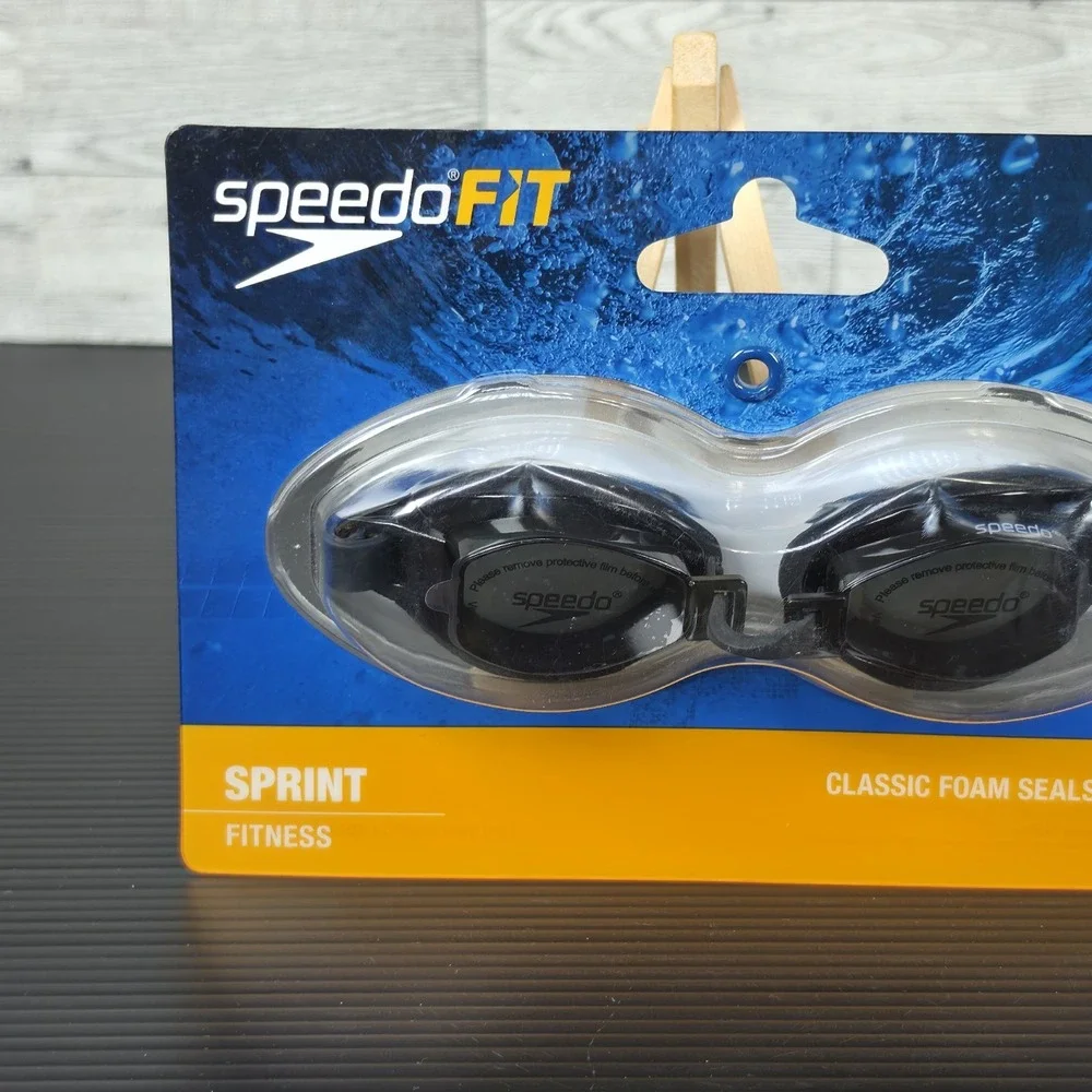 Speedo Sprint Fitness Goggles Classic‎ Foam Seals NEW FACTORY SEALED